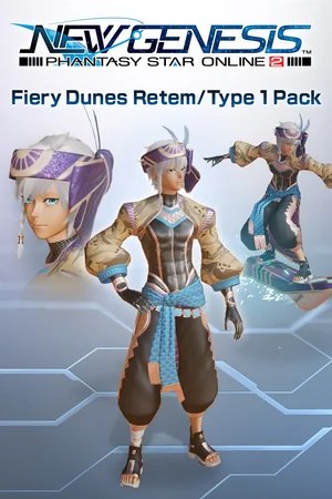 PSO2:NGS - Fiery Dunes Retem/Type 1 Pack