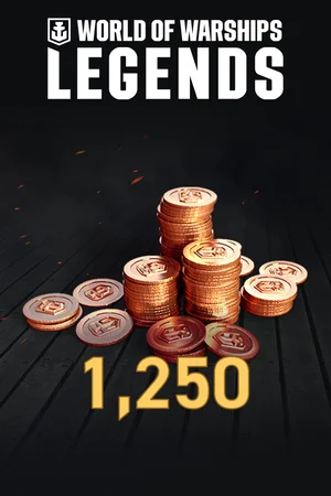 World of Warships: Legends - 1,250 Doubloons