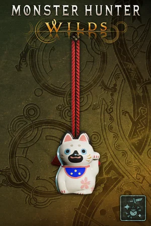 Pendant: White Cat Bell