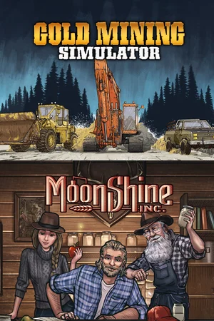 Gold & Spirits bundle: Gold Mining Simulator & Moonshine Inc.