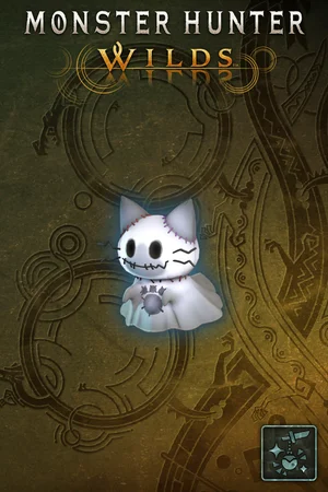 Pendant: White Poltercat