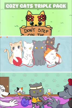 Cozy Cats Triple Pack