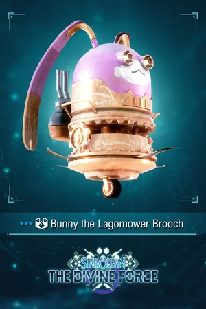 Bunny the Lagomower Brooch