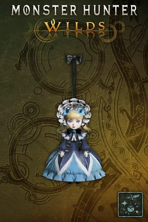 Pendant: Blue Lala Dress Doll