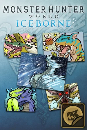 MHW:I Sticker Set: Iceborne Monsters Set