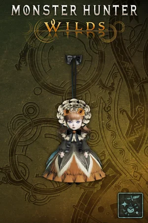 Pendant: Orange Lala Dress Doll
