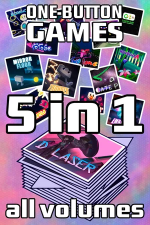 One Button Games 5-in-1 all volumes bundle
