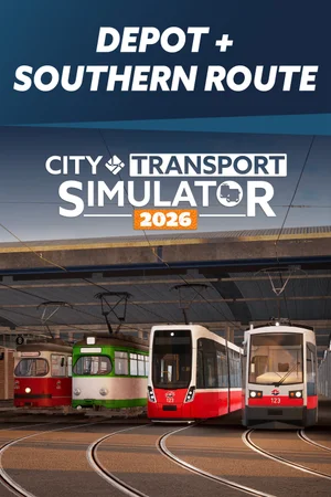 CTS 2026 - Map DLC: Bus + Tram Depot & South-Route - City Transport Simulator Bus & Tram