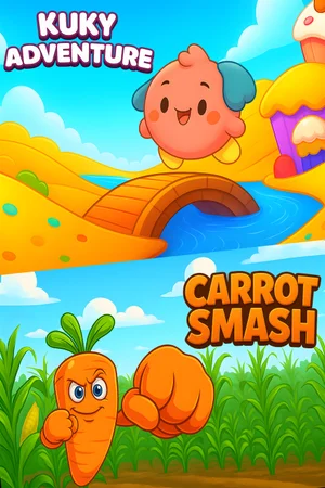 Kuky Adventure + Carrot Smash (Bundle)