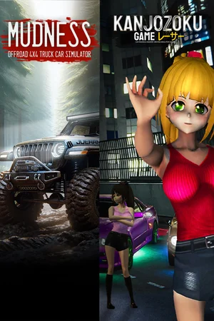 Mudness Offroad & Kanjozoku Game Car Racing & Highway Driving Simulator Games Bundle