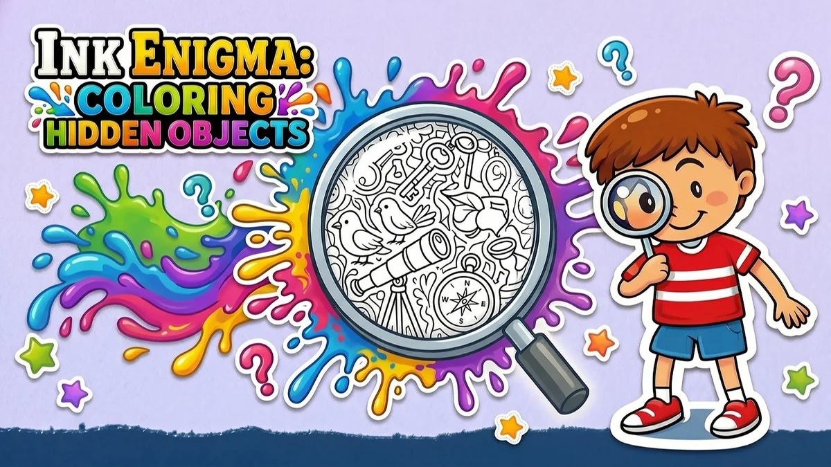 INK ENIGMA: Coloring Hidden Objects
