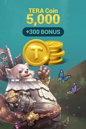 [NA/EU] TERA Coin 5,000 (+300 BONUS)