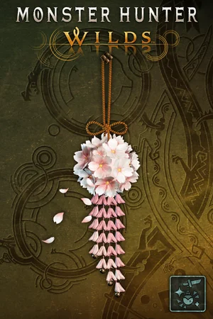 Pendant: Sakura Posy: White