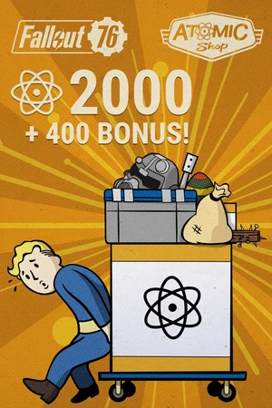 Fallout 76: 2000 (+400 Bonus) Atoms