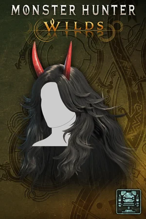 Hunter Layered Armor: Oni Horns Wig