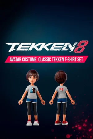 TEKKEN 8 - Avatar Costume: Classic TEKKEN T-Shirt Set