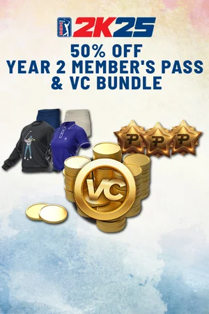PGA TOUR 2K25 | 50% OFF: YEAR 2 MEMBER'S PASS & VC BUNDLE