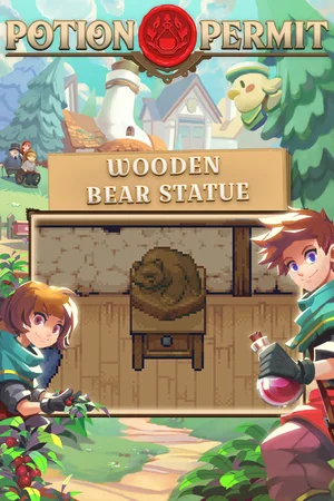 Wooden Bear Statue
