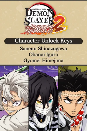 Character Unlock Keys: Obanai Iguro, Sanemi Shinazugawa, and Gyomei Himejima