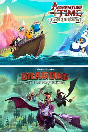 Adventure Time: Pirates of the Enchiridion and DreamWorks Dragons Dawn of New Riders Bundle