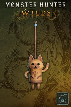 Pendant: Dancing White Cat