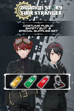 Digimon Story Time Stranger - Costume Public Safety Suit & Special Supplies Set
