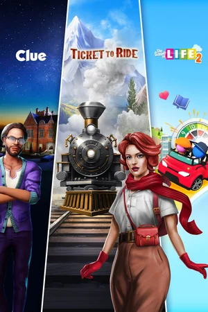 Ticket to Ride®, Clue and The Game of Life 2 – Classic Board Game Bundle