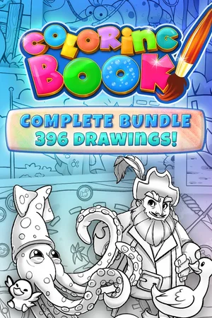 Coloring Book: Complete Bundle - 396 drawings